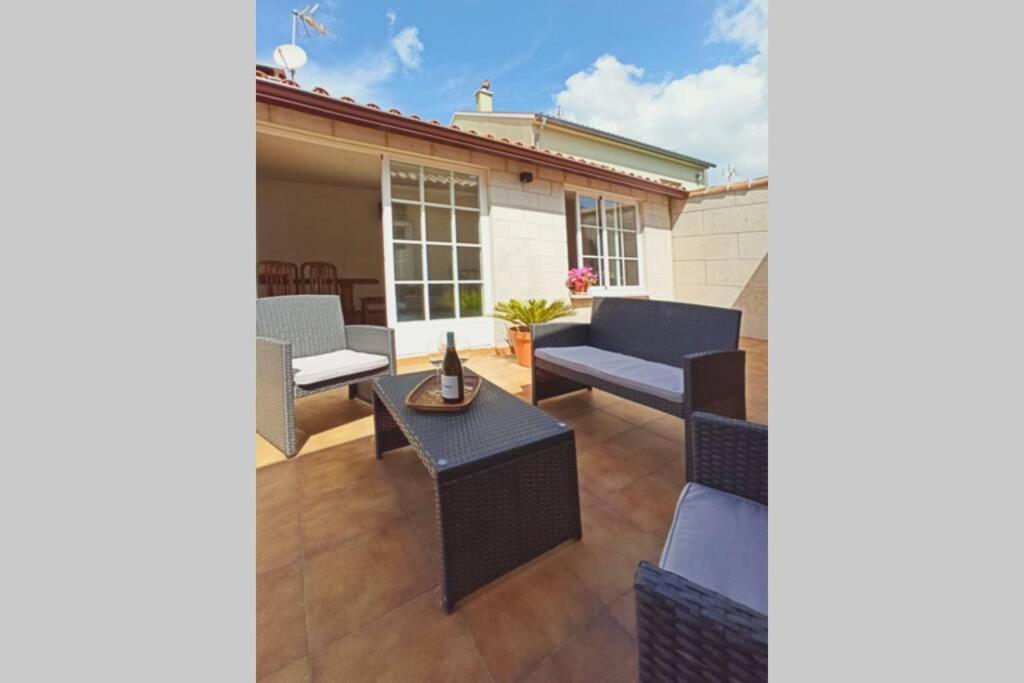 Casa Amplia Frente A La Playa Villa Cambados Ngoại thất bức ảnh