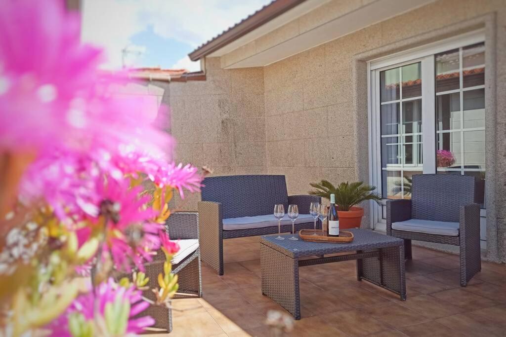 Casa Amplia Frente A La Playa Villa Cambados Ngoại thất bức ảnh