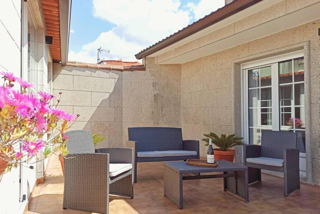 Casa Amplia Frente A La Playa Villa Cambados Ngoại thất bức ảnh